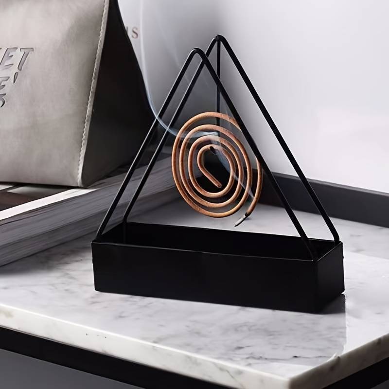 1pc Simple Triangle-shaped Iron Mosquito Coil Holder
