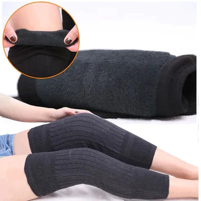 (Pair)Unisex Women Men’s Cashmere Wool Knee Brace Pads