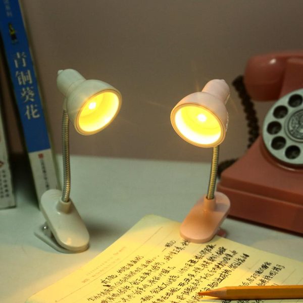 Mini Led Clamp Lamp – Portable Usb-powered Desk Light