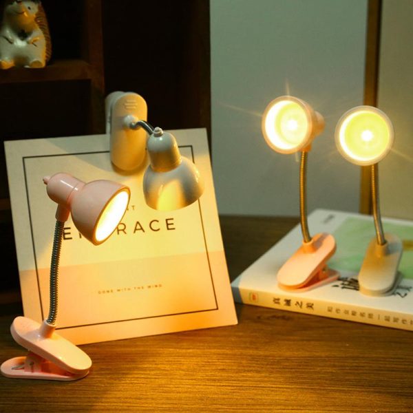 Mini Led Clamp Lamp – Portable Usb-powered Desk Light