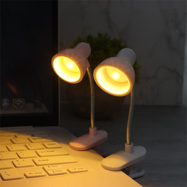 Mini Led Clamp Lamp – Portable Usb-powered Desk Light