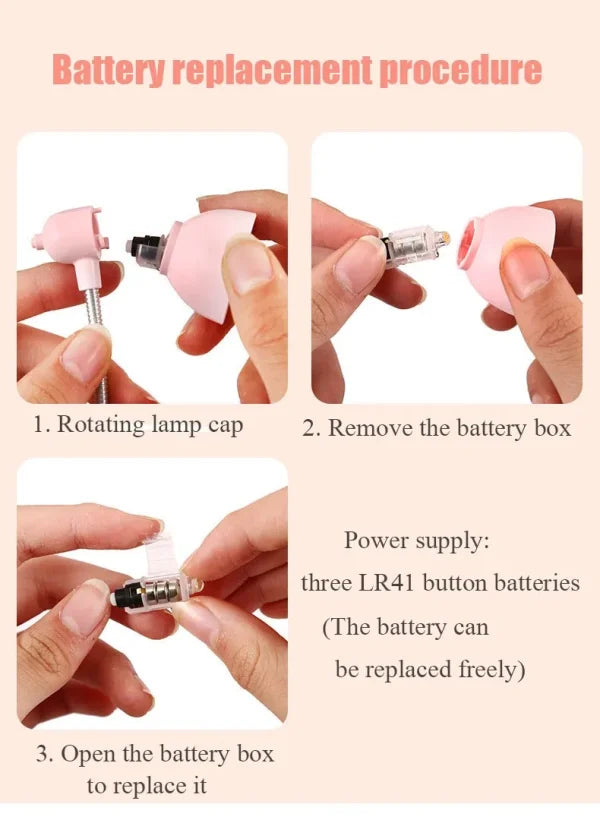 Mini Led Clamp Lamp – Portable Usb-powered Desk Light