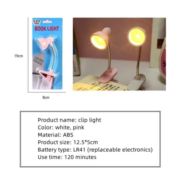 Mini Led Clamp Lamp – Portable Usb-powered Desk Light