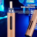 Portable Mobile Ashtray Mini Car Ashtray Anti Soot-flying Cigarette Cover Not Produce Ashes Walnut Wood Cigarette Holder ₨516