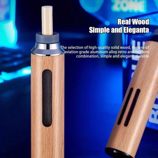 Portable Mobile Ashtray Mini Car Ashtray Anti Soot-flying Cigarette Cover Not Produce Ashes Walnut Wood Cigarette Holder ₨516
