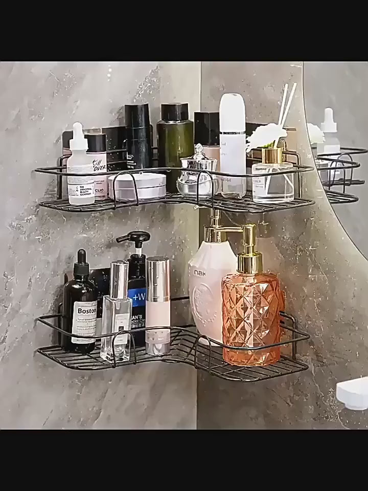 Metal Corner Rack For Bathroom & Kitchen