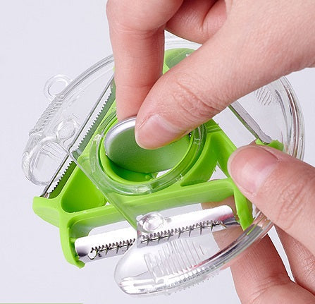 Rotary Vegetable Peeler with 3 Blades