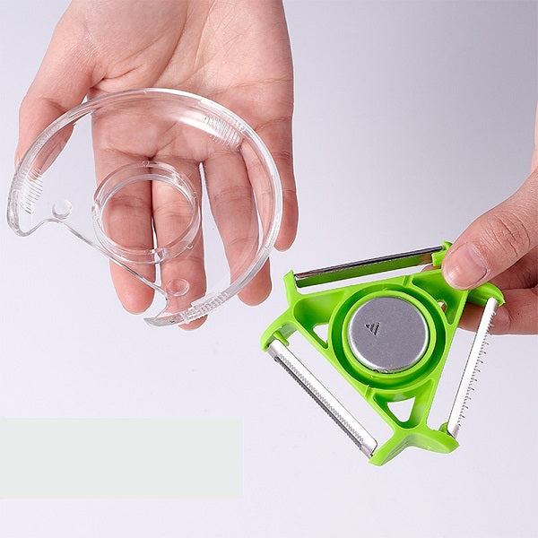 Rotary Vegetable Peeler with 3 Blades